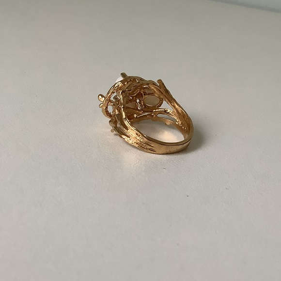 NEW vintage cocktail ring Opal Twig Branch - Picture 4 of 10
